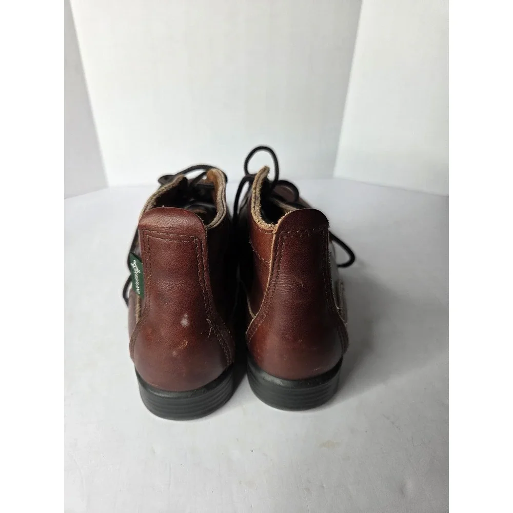 Eastland Mens Brown Leather Moc Toe Chukka Boots‎ Lace Up Ankle Work Boots 5226